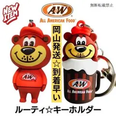 新品未開封 A＆W キーホルダー ルーティ フィギュア キーホルダー 2個セット