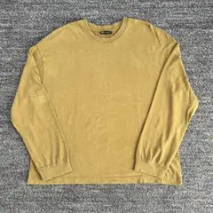 ZARA 長袖カットソー ロンT マスタードカラー L