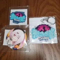 カプくじ スト6 にじさんじ 椎名唯華 缶バッジ キーホルダー ステッカーセット