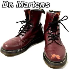 ドクターマーチン レザーブーツ 25cm 8ホール レッド Dr.Martens