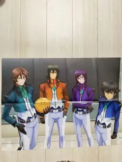 アニメポスター　ガンダムOO 　ガンダムポスター　4枚セットポスター 2025年最新】ガンダム00 ポスターの人気アイテム - メルカリ