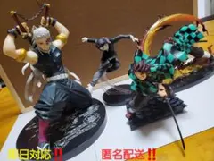 一番くじ鬼滅の刃 無限列車　遊郭編フィギュア4体セット竈門炭治郎　宇随天元　魘夢