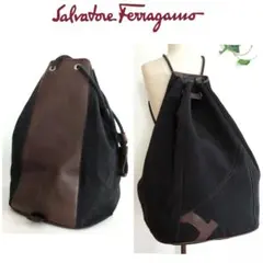 ♥希少カラー♥美品♥フェラガモ Ferragamo ミニリュック ヴァラ 巾着
