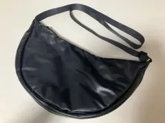 【☆☆ 様専用】ユニクロ レザータッチラウンドショルダーバッグ ブラック