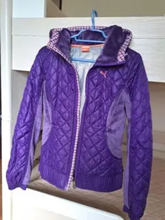 Puma 紫 キルティングジャケット