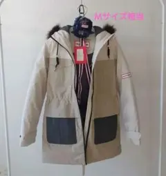 ​【春の雨・雪対策】新品タグ付★HUNTER 撥水ロングコート M相当 ベージュ