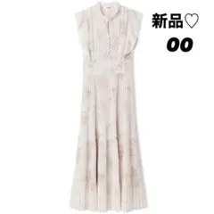 スナイデル　snidel Sustainableプリーツプリントワンピース