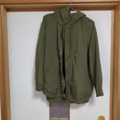 Samansa Mos2 フード付きジャンパー オリーブ