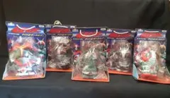 仮面ライダー ライト付キーホルダー 全5種コンプセット　バンプレスト