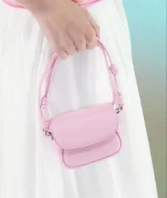 【CHARLES & KEITH】 サミー ノットストラップリスレット ピンク