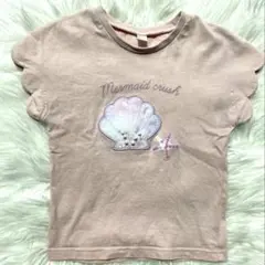 apres les cours フリル袖 Tシャツ 110cm 女の子