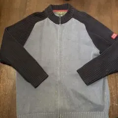 Eddie Bauer フルジップ ニット セーター Mサイズのサムネイル