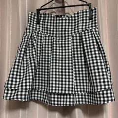 ミシェルマカロン 美脚ギンガムチェックスカート 美脚スカート