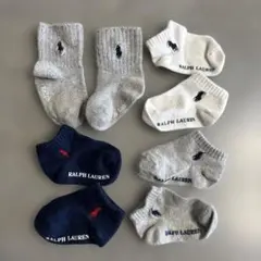 Ralph Lauren ベビー靴下 3色セット 10-12cm