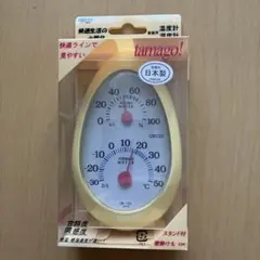温湿度計　tamagoイエロー CRECER CR-133YE