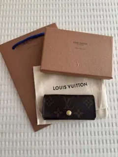 LOUIS VUITTON モノグラムキーケース 箱、保存袋、ショッパー付き
