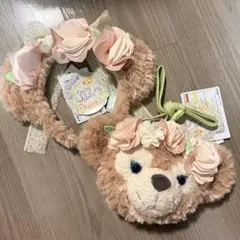 スプリングインブルーム　シェリーメイ カチューシャ　ポシェット　ダッフィー