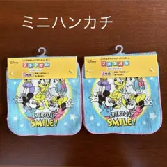 未使用、ディズニー、ミニタオル、6枚セット