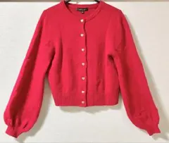 【To b. by agnès b.】ハートボタンカーディガン【匿名配送】