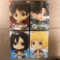 進撃の巨人 Qposket フィギュア 4点セットのサムネイル