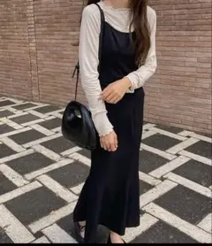 ブラックマーメイドキャミワンピース