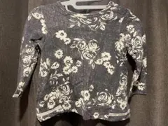 hakka baby 黒トレーナー 90cm ①