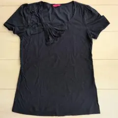 TO BE CHIC 半袖 Tシャツ　ネイビー Мサイズのサムネイル