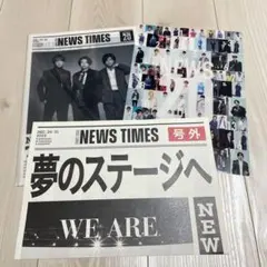 NEWS ドーム グッズ　クリアファイル 号外 クリアポスター　3点セット