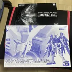 【おまとめ割引有】1/144 RG デスティニーガンダム　チタニウム➕翼 おまとめ割引有】1/144 RG デスティニーガンダム チタニウム➕翼