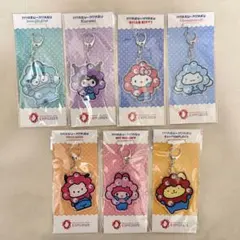 万博 会場限定カラー ミャクミャク なりきりサンリオ アクリルキーホルダーセット