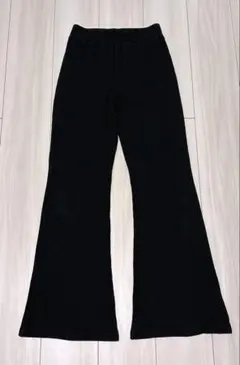 SLY スライ　リブ　フレアパンツ