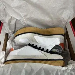 Onitsuka Tiger ホワイト/オレンジ スニーカー　デレシティ