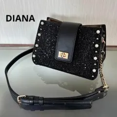 【美品】【DIANA】 ショルダーバッグ 黒 グリッター パール 2Way 2026年最新】DIANA レディース ショルダーバッグの人気アイテム - メルカリ