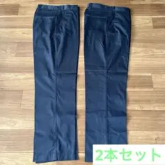 ネイビー ワークパンツ ストレートレッグ　2本(同一商品)