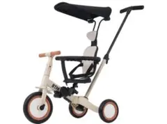 BTM 子供用三輪車 5in1 三輪車のりもの 押し棒付き超軽量 自転車