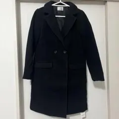 EGOIST ブラック ダブルブレスト チェスターコート 新品タグ付き