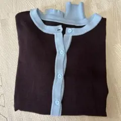 ダークブラウン M カーディガン