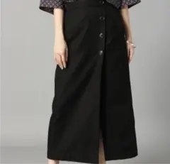 LOWRYS FARM タイトスカート　膝下スリット