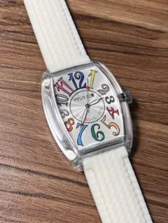 ⁠【稼働品】フランク三浦 腕時計 新四号機（改）キャメルクラッチ 白⁠のサムネイル