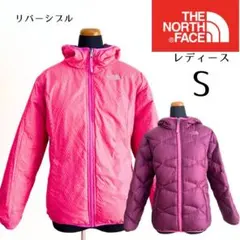 ザノースフェイス　ダウン　550フィル　リバーシブル　レディース　S