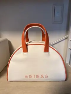 ADIDAS ゴルフバッグ ホワイト/オレンジ
