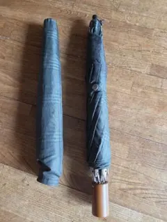 メンズ　チェック柄 折りたたみ傘