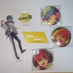 Crazy:B アクリルスタンド 缶バッジセット 椎名ニキ 天城燐音 あんスタ