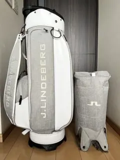 ジェイリンドバーグJLINDEBERGコラボ キャディバッグ スタンド型ホワイト 楽天市場】J.LINDEBERG ゴルフ スタンド式 キャディバッグ 9型