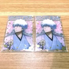 銀魂 銀魂日和 hanabiyori アクリルカード　缶バッジ　坂田銀時 銀魂 銀魂日和 hanabiyori アクリルカード 缶バッジ 坂田銀時 - メルカリ