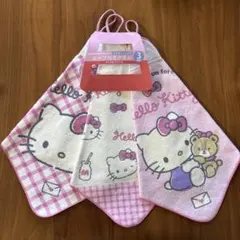 【新品】ループ付きタオル⭐︎サンリオ　ハローキティ　キティ　保育園　幼稚園　入園