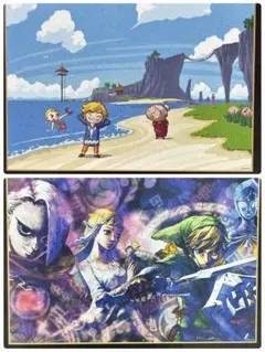 ゼルダの伝説 40周年 ポスターコレクション 2종 세트