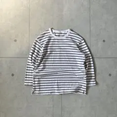 レア　黒白　old uniqlo ボーダー　ロンT y2k cityboy