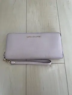 【中古】MICHAEL KORS ライトピンク 長財布