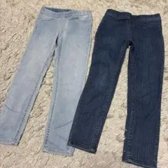 H&M エイチアンドエム　デニムパンツ110cm キッズパンツ　公園着